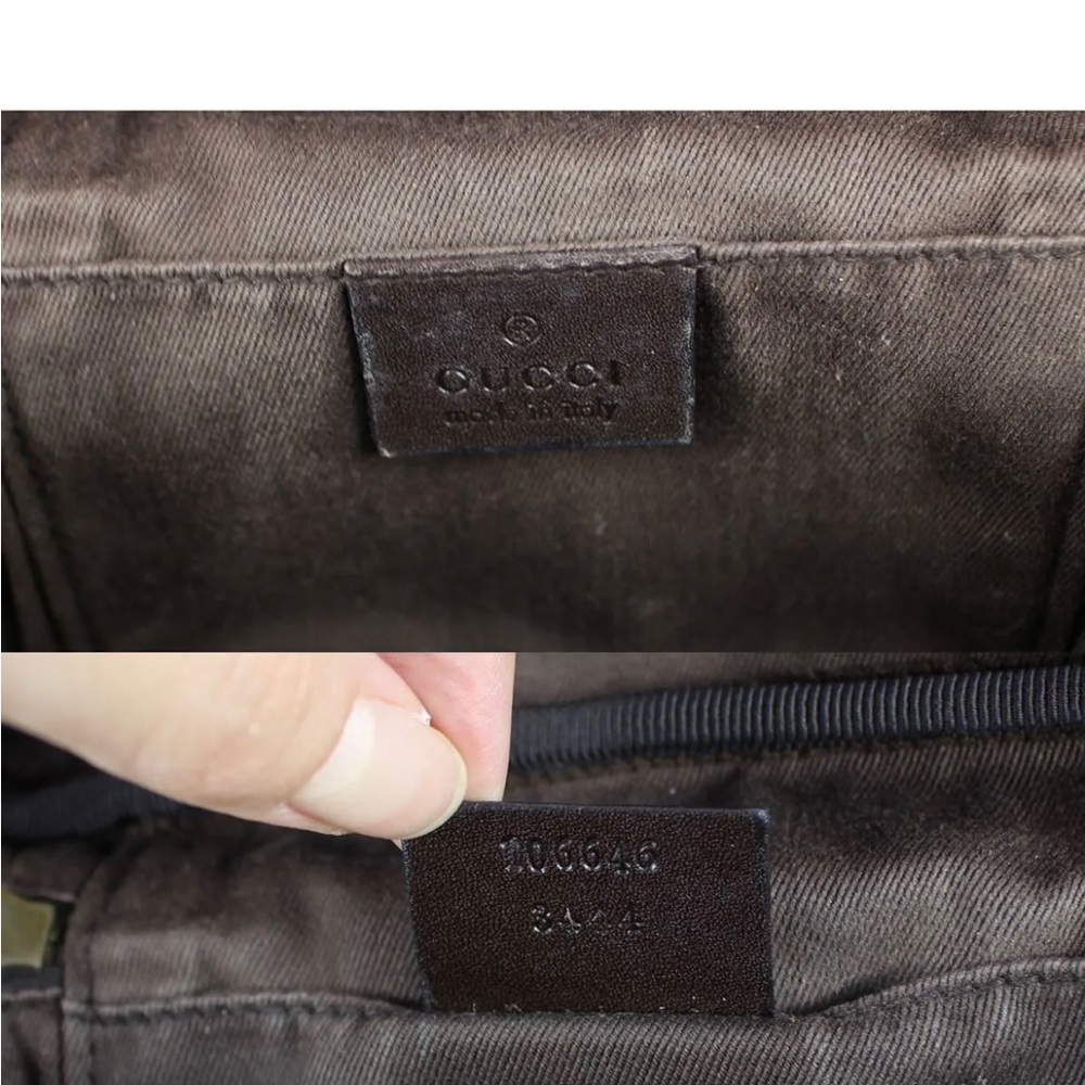 GUCCI GG CANVAS VANITY BAG/ COSMETIC CASE - Picture 8 of 9